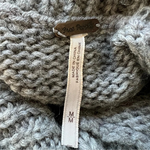 Free People Ragnar fair isle chunky turtleneck sweater 17913 - Picture 12 of 15